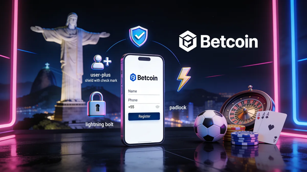 betcoin no Brasil — Como fazer o cadastro na Betcoin?